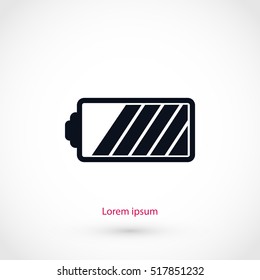battery vector icon, 

Vector EPS 10 illustration style