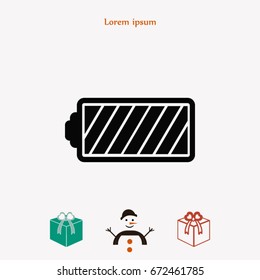 battery vector icon, Vector EPS 10 illustration style