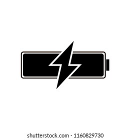 Battery vector icon.  Vector illustration
