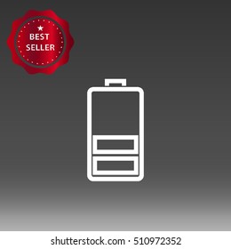 Battery Vector Icon Illustration