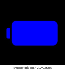 icono del vector de batería. ilustración gráfica aislada