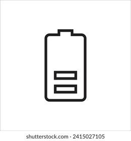 Vektorsymbol-Vorlage für Batterien