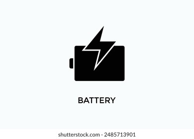 Battery Vector Icon Or Logo Illustration