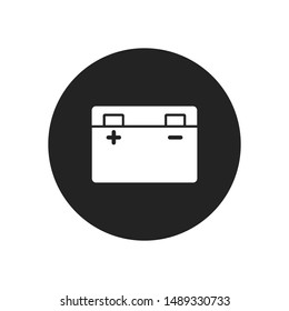 Battery vector icon in modern design style for web site and mobile app