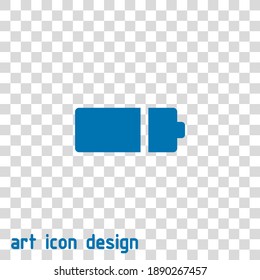 battery vector icon on an abstract background