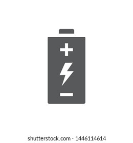 Battery Vector icon on white background