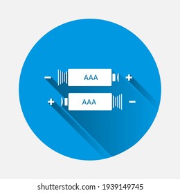 Icono vectorial de la batería en fondo aislado blanco. El símbolo de la energía en fondo blanco aislado.