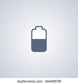 Battery vector icon, Power vector icon