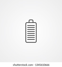 Battery vector icon sign symbol