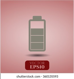 Battery vector icon or symbol