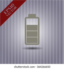 Battery vector icon or symbol