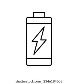 Battery vector icon which can easily modify or edit

