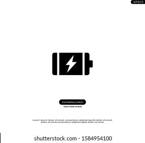 Battery Vector Icons in trendy flat style isolated on white background.eps10