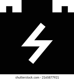 Battery Vector illustration on a transparent background.Premium quality symbols.Glyphs vector icon for concept and graphic design.