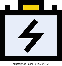 Battery Vector illustration on a transparent background.Premium quality symmbols.Stroke vector icon for concept and graphic design.