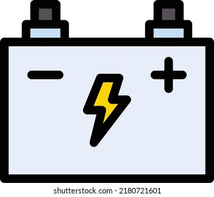 battery Vector illustration on a transparent background.Premium quality symmbols.Stroke vector icon for concept and graphic design.