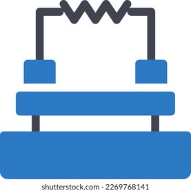 ilustración del vector de batería en un fondo transparente. Símbolos de calidad superior. Iconos vectoriales de glifos para diseño de conceptos y gráficos. 
