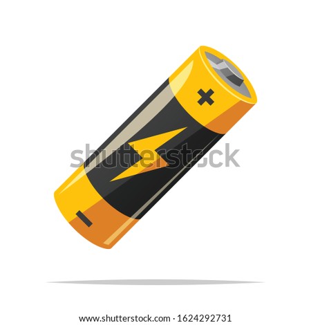 Battery vector isolated illustration design