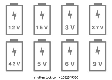 1.5 volt battery symbol