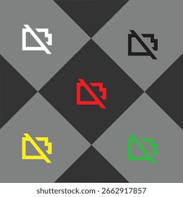 Illustrator 10 für das Design des Akkuwarnsymbols.