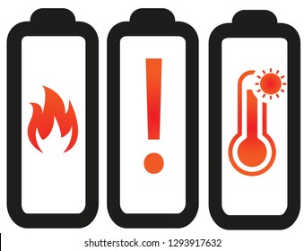 battery warning icon for notification