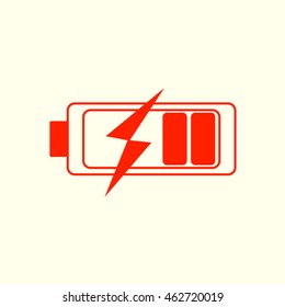 Battery web icon, battery icon