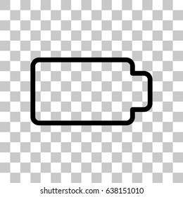 Battery web icon, battery icon vector