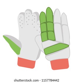 
A batting glove for supporting hand while playing cricket representing cricket glove
