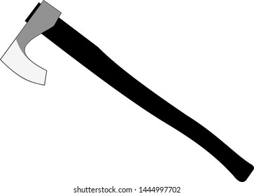 Battle ax of a medieval warrior