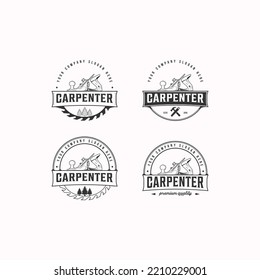 Battle Axe Carpentry And Woodworking Vintage Logo 