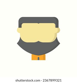 battle axe flat icon, isolated icon in light background, perfect for website, blog, logo, graphic design, social media, UI, mobile app