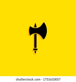 Battle axe icon. Vector illustration