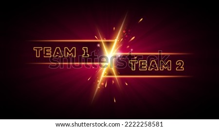 Battle Concept, Team 1 Versus Team 2 