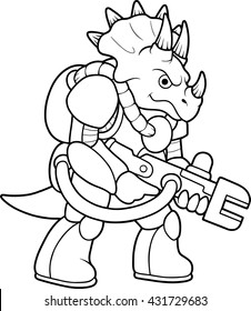 Battle dinosaur