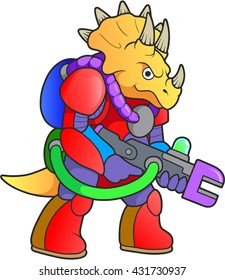 Battle dinosaur