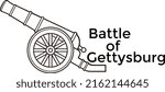 Battle of Gettysburg Vector Art