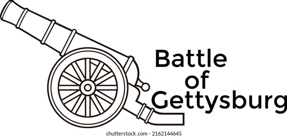 Battle of Gettysburg Vector Art