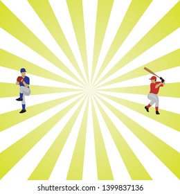 Battle of pitcher and batter