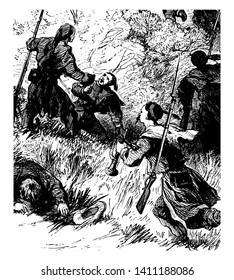 Die Schlacht von Roanoke Island, die 1862 gekämpft wurde, war eine Amphibienoperation der Vintage-Linie des amerikanischen Bürgerkriegs.