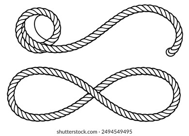 Battle Ropes Art Dynamic Line Art Illustration Ideen Guide