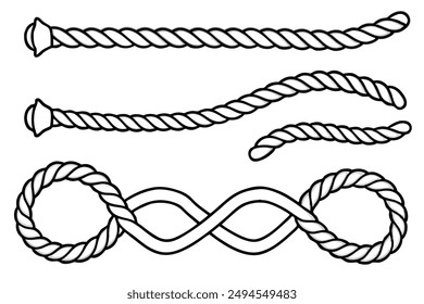 Battle Ropes Art Inspiring Line Art Illustration Techniques Trends