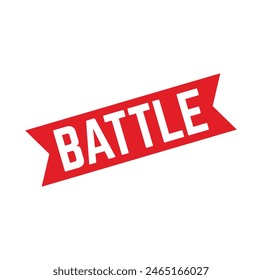 Battle Rubber Stempel Design. VEKTORILLUSTRATION. 