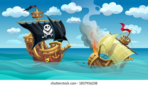 Pirate Waves High Res Stock Images Shutterstock - pirate ship wars roblox