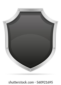 battle shield medieval stock vector illustration isolated on white background