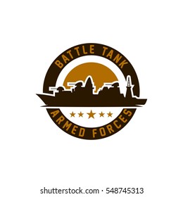 Battle Ship Logo Design Template