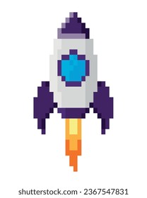 battle ship pixels isolated icon