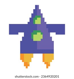 battle ship pixels technology isolated icon