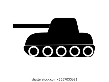 battle tank icon vector with trendy design