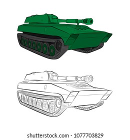 Military Tank Drawing Images Stock Photos Vectors Shutterstock