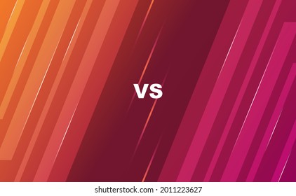 Battle Versus Background With Gradient Layout. Player Select